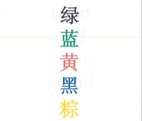 Color words in Chinese
