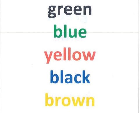 Color Words in English