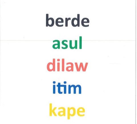 Color Words in Filipino