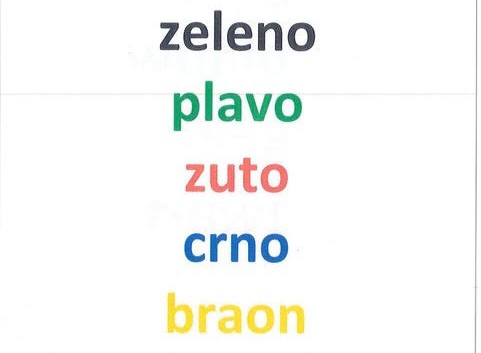 Color Words in Serbian