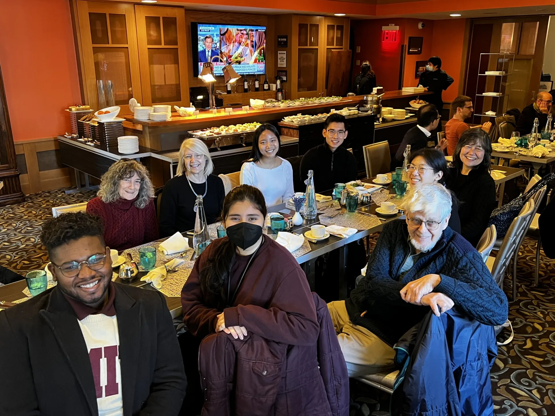 Current Scholars met with the RCSS Advisory Board for lunch at Faculty House!
