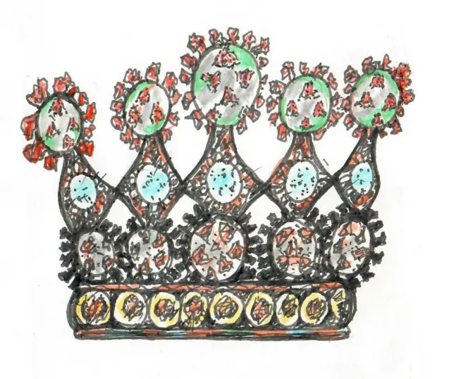 Imaginative coronavirus illustration